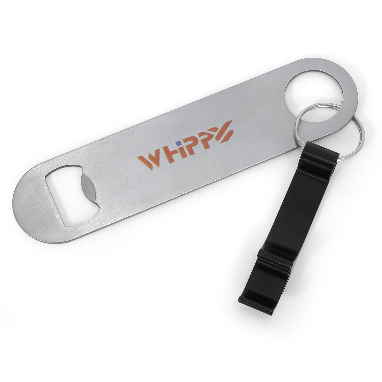WHIPPY Stainless Steel Flat Bottle Openers Bulk Set for Bartender, Bar Supplies, Restaurant (4.8 x 1.2 Inches, 12 Pack)